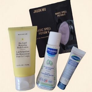 Skincare Set with Naturium, Mustela, and Cetaphil
